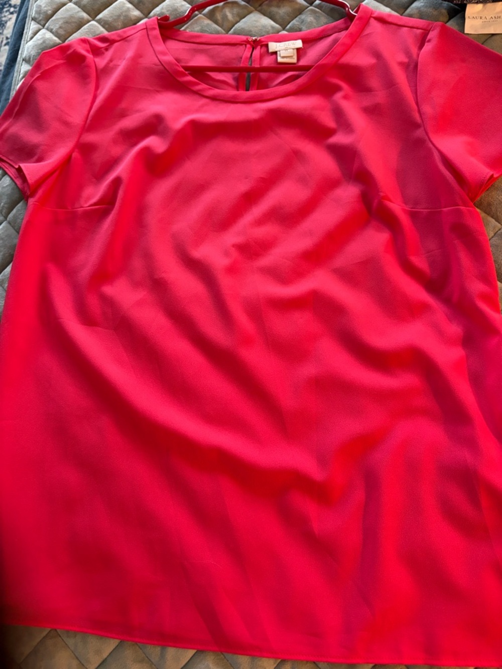 Laura Ashley Vibrant Pink Short Sleeve Top